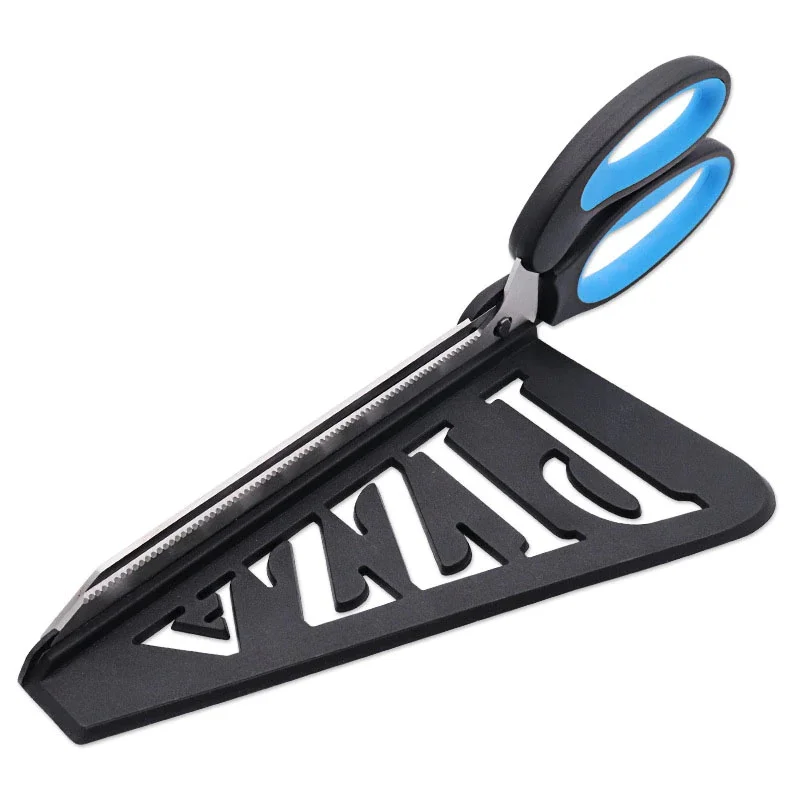 Kitchen Shears In Baking - ピザはさみサーバートレイ付きステンレス鋼ペストリー切断ツール焼き食品カッター多機能スライサーキッチンクックガジェット