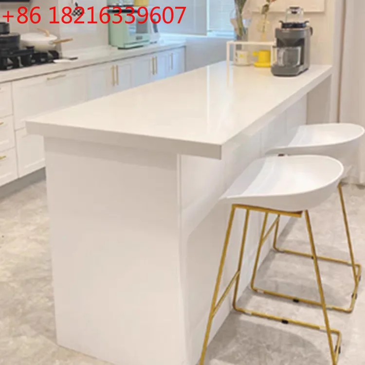 Kitchen Baking Island - 軽量高級家庭用キッチンアイランドテーブル、ダイニングテーブル、収納付き調理台、操作台、ベーキングテーブル（オープンタイプ）