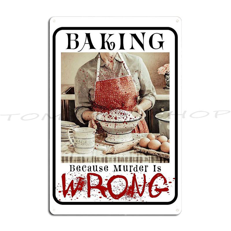 Kitchen And Baking Life - ベーキングライフはあなたが作り出すもの ベーキング用品 メタルサイン クラシックキッチン壁飾り レトロカスタマイズド ブリキサインポスター