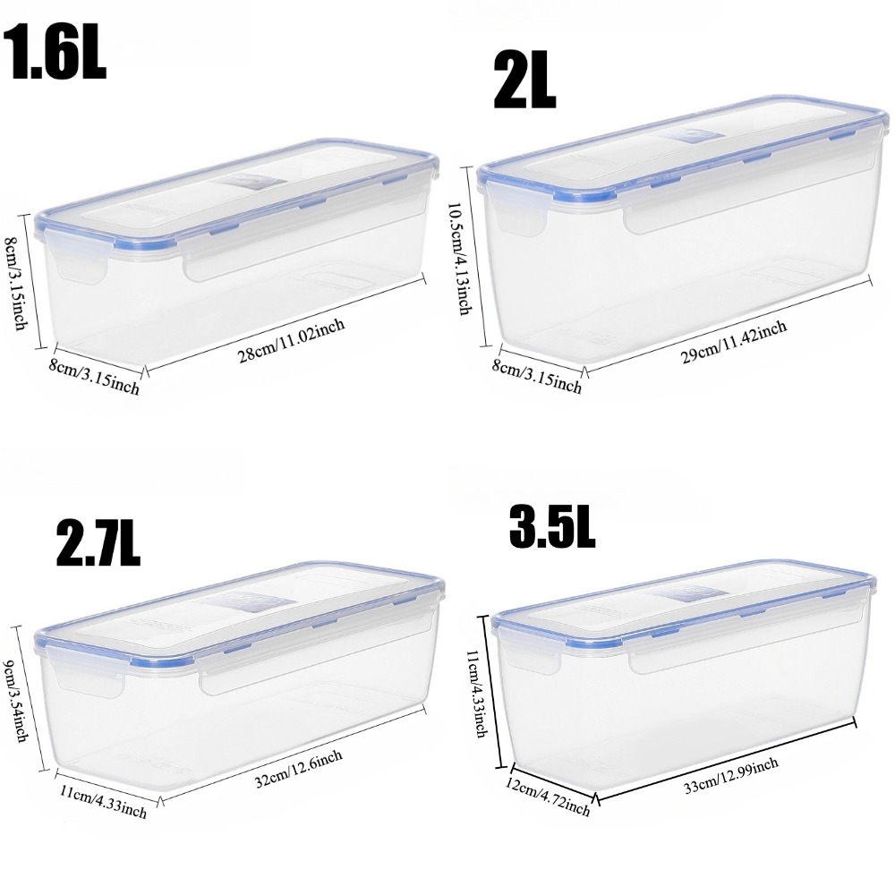 食品保存容器、気密漏れ防止ライスシリアルボックス、BPAフリ - Kitchen Baking Tray Organizer のレビューと価格