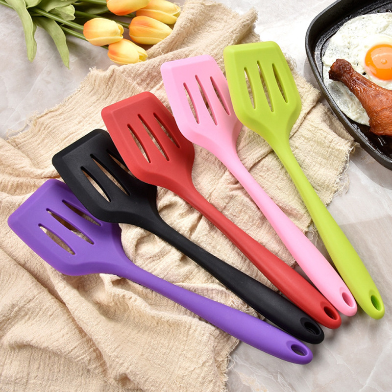 シリコン焦げ付き防止調理器具、注ぎ口、丈夫、ヘラ、卵、魚鍋鍋 - Offset Spatula Set のレビューと価格