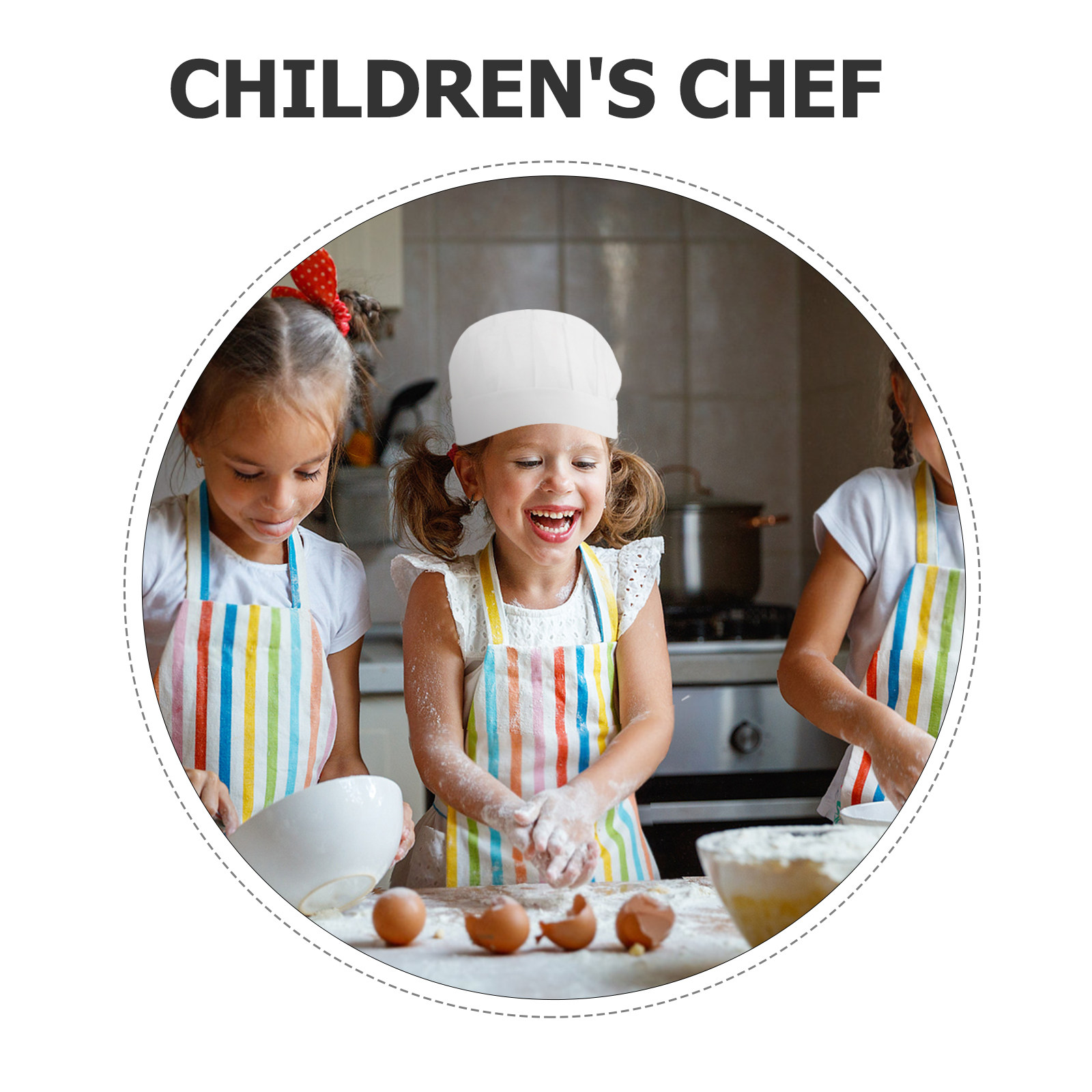 15個入り使い捨て子供用シェフハット、小型ホワイト不織布キッ - Kitchen Baking Cooking のレビューと価格