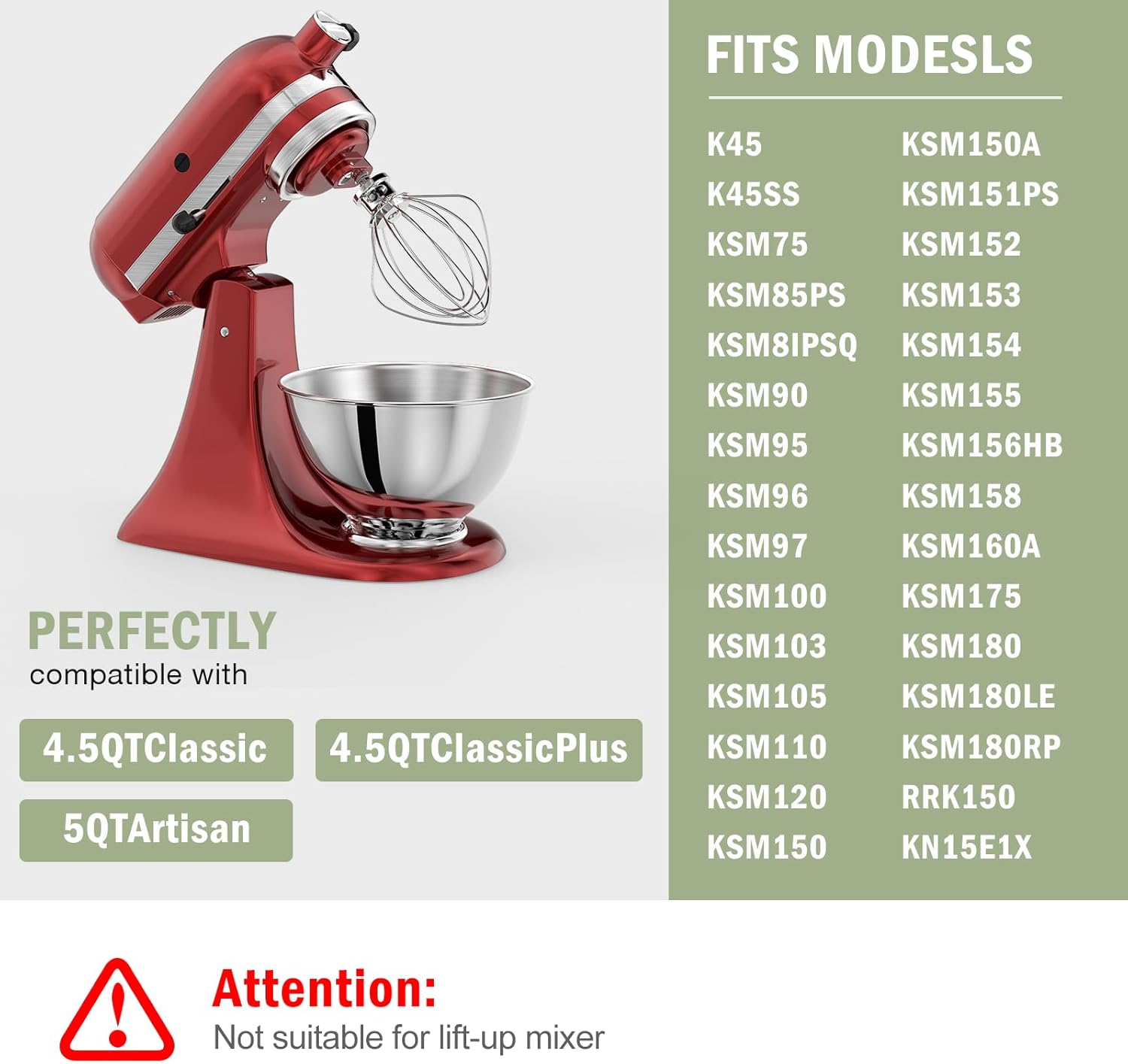 キッチンエイド チルトヘッド 4.5qt 5qt スタンドミ - Kitchenaid Mixer Artisan 5Qt のレビューと価格