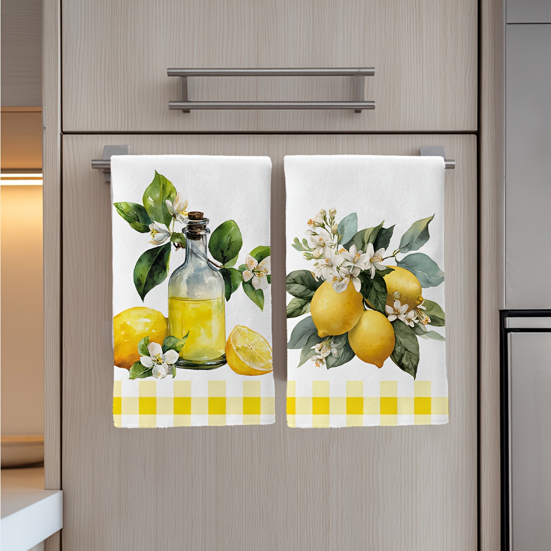 2枚組、レモン柄のキッチンタオル、最高のキッチンタオル、楽し - Kitchen And Baking Life のレビューと価格