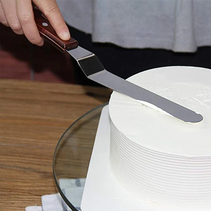 4/6/8/10 インチステンレス鋼ケーキへらバタークリーム - Offset Spatula Set のレビューと価格