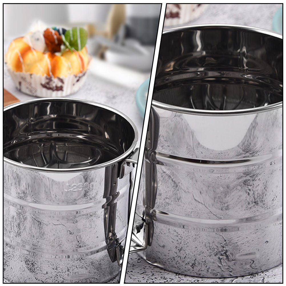 1個入りステンレス製粉ふるい器 ハンドヘルドカップ ハンドプ - Baking Powder Kitchen のレビューと価格