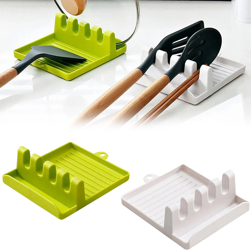 プラスチックスプーンスパチュラホルダーキッチン収納ラック、漏 - Offset Spatula Set のレビューと価格
