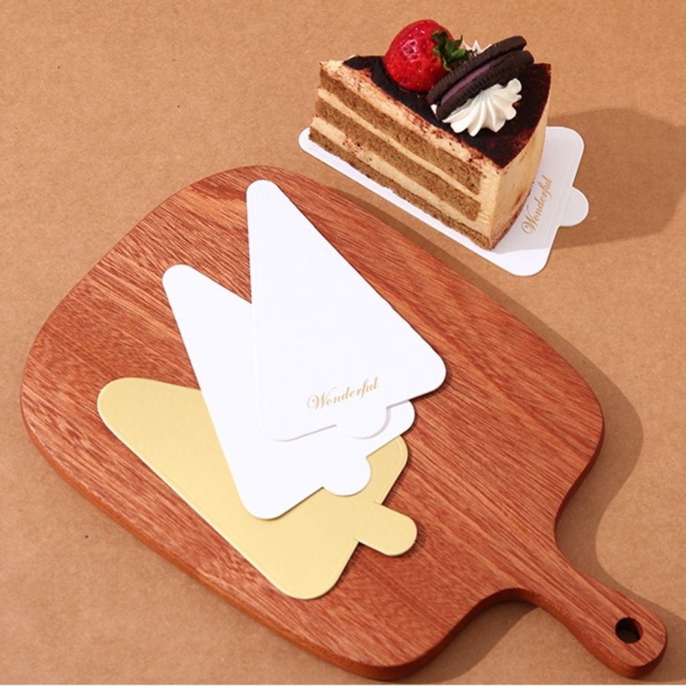 50/100個入り 使い捨てデザートボード ゴールデンホワイ - Cake Board Round のレビューと価格