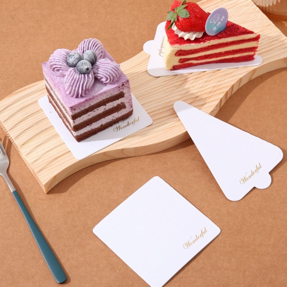 50/100個入り 使い捨てデザートボード ゴールデンホワイ - Cake Board Round のレビューと価格