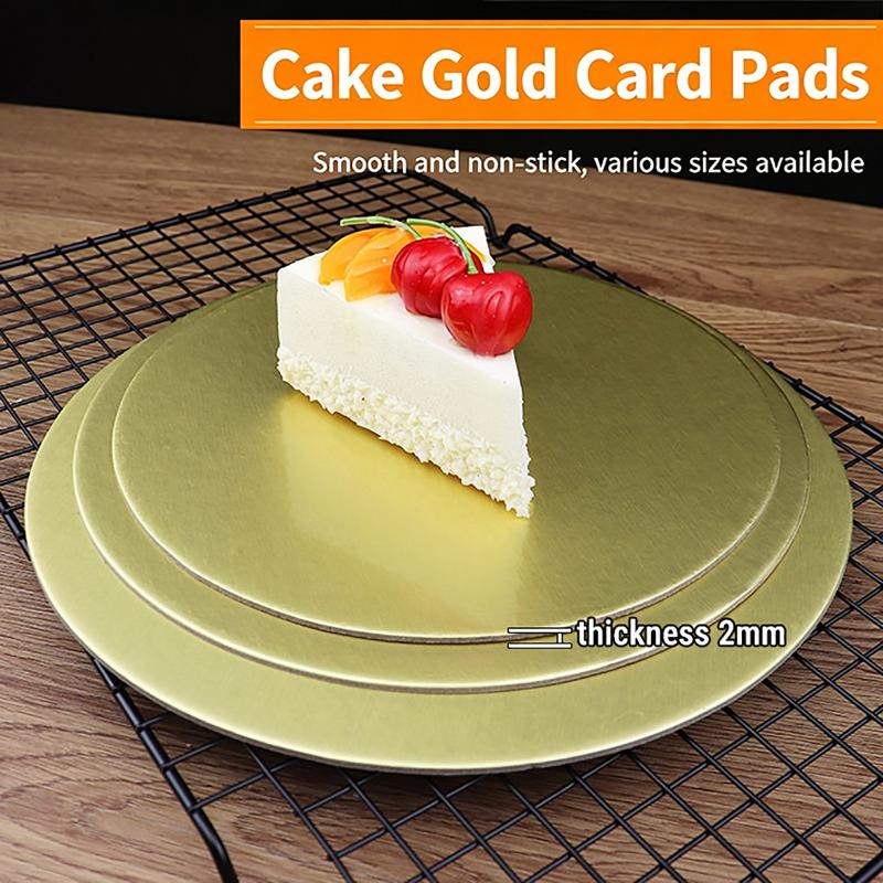10 個の耐久性のあるインチラウンドケーキボードゴールデン段 - Cake Board Round のレビューと価格