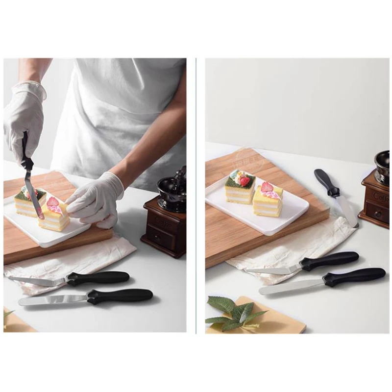 角度付きベーキングヘラ,ケーキアイシングヘラ,滑らかな充填ツ - Offset Spatula Set のレビューと価格