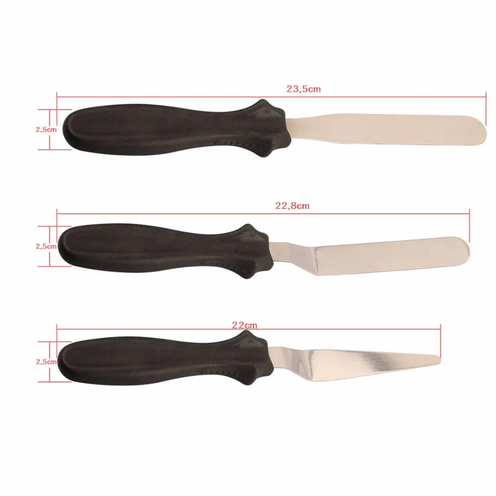 角度付きベーキングヘラ,ケーキアイシングヘラ,滑らかな充填ツ - Offset Spatula Set のレビューと価格