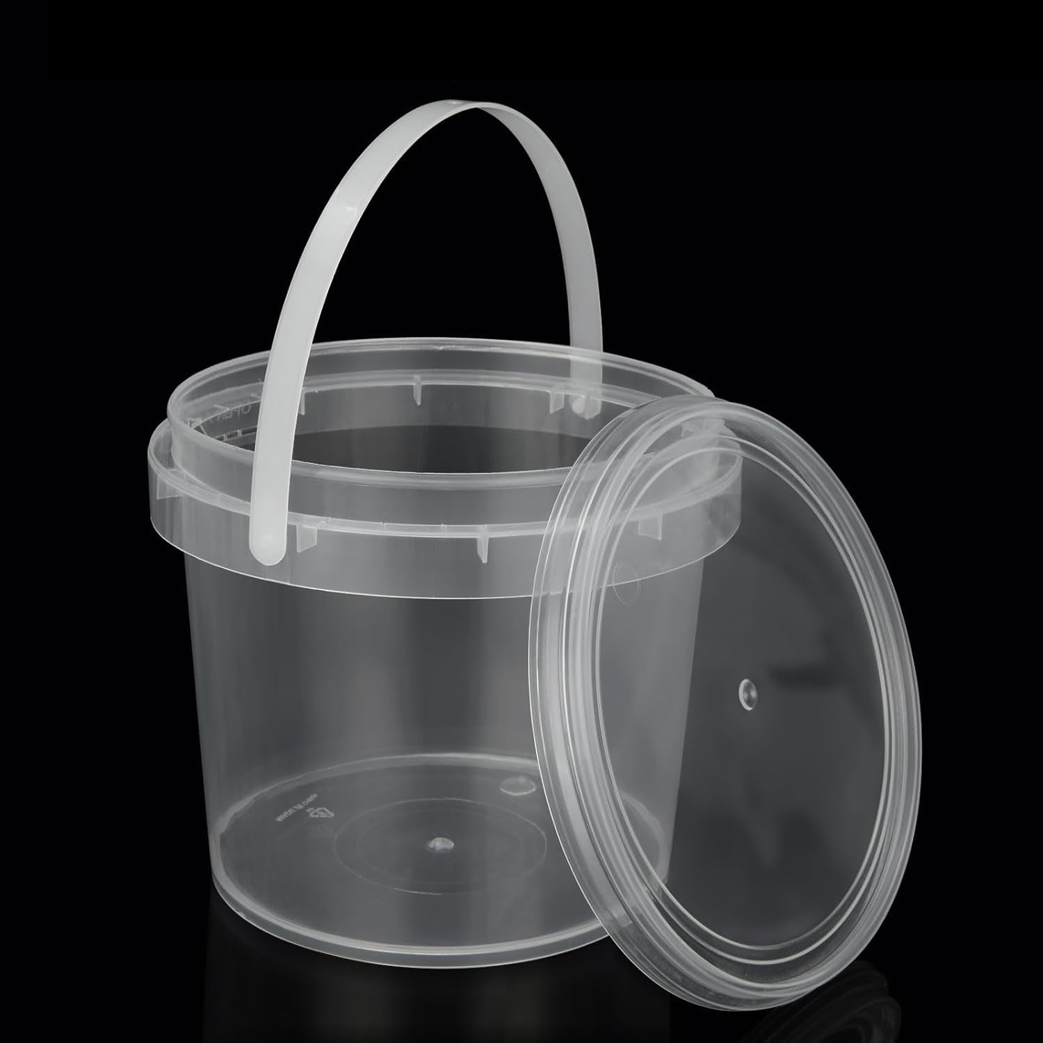 プラスチック製丸型密閉保存容器 蜂蜜 ジャム ペイント 化粧 - Kitchen Baking Tray Organizer のレビューと価格