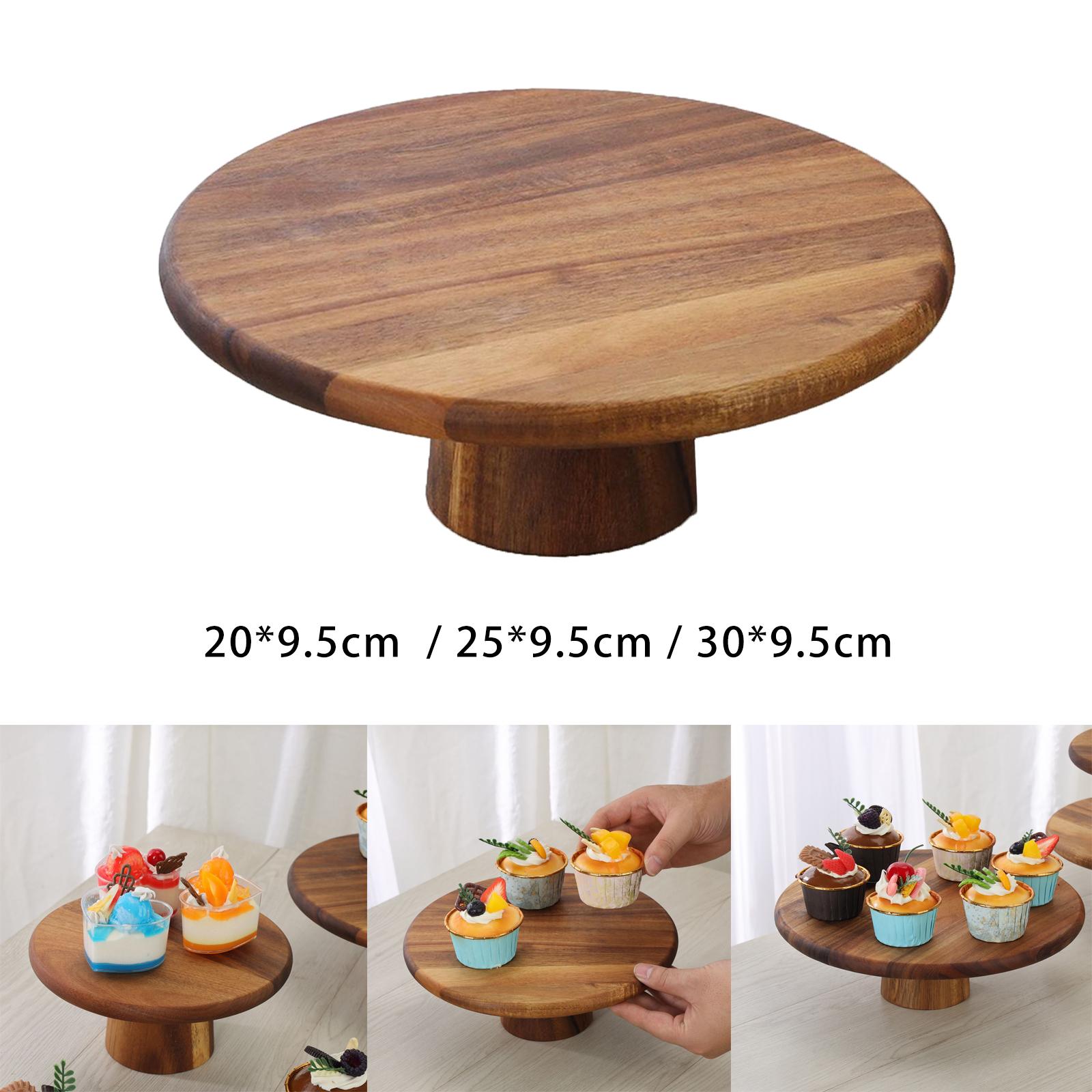 木製ケーキスタンド 多用途チーズボード サービングトレイ マ - Cake Board Round のレビューと価格
