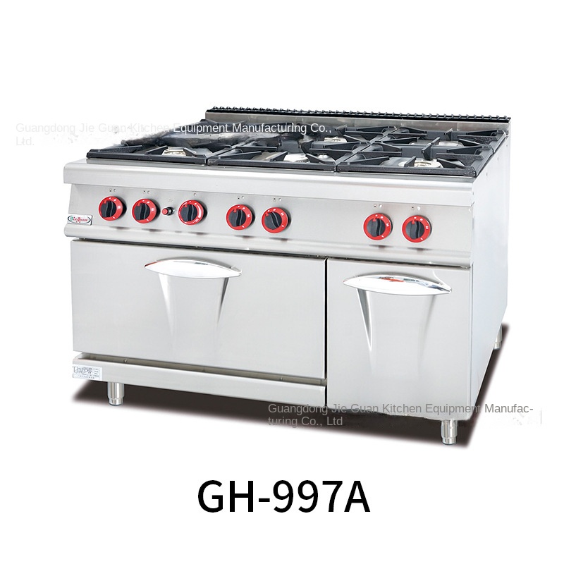 ジーグァン GH-797A 業務用厨房コンロ 縦型ガス6口ウ - Commercial Kitchen Baking Oven のレビューと価格