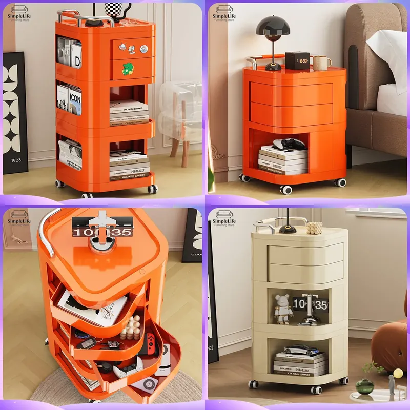 キッチンカート（ホイール付き）、移動式収納トロリー、調理・製 - Kitchen Baking Island のレビューと価格