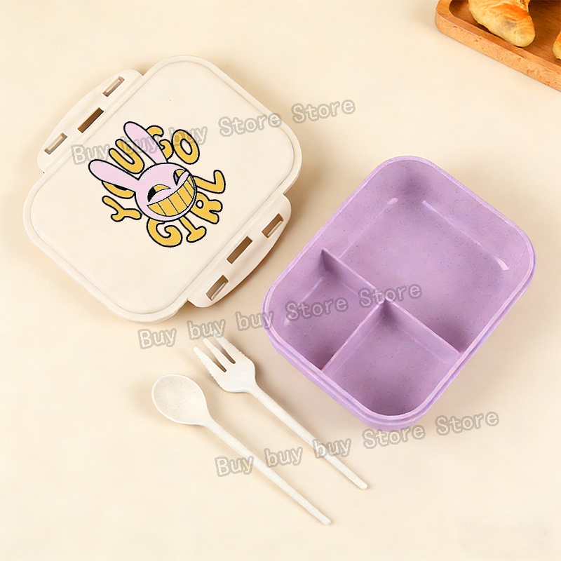 アニメアメージングデジタルサーカスランチボックスポータブル弁 - Kitchen Baking Tray Organizer のレビューと価格