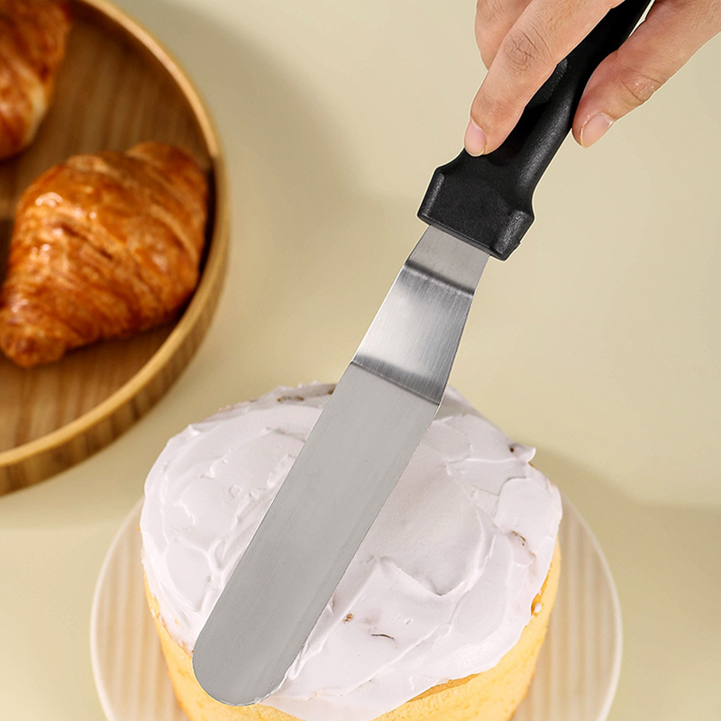 1PC ステンレス鋼ケーキスクレーパー 6/8/10/12  - Offset Spatula Set のレビューと価格