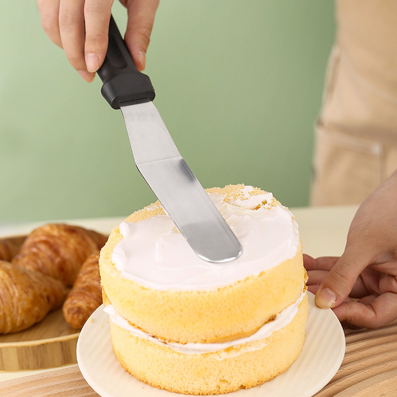 1PC ステンレス鋼ケーキスクレーパー 6/8/10/12  - Offset Spatula Set のレビューと価格