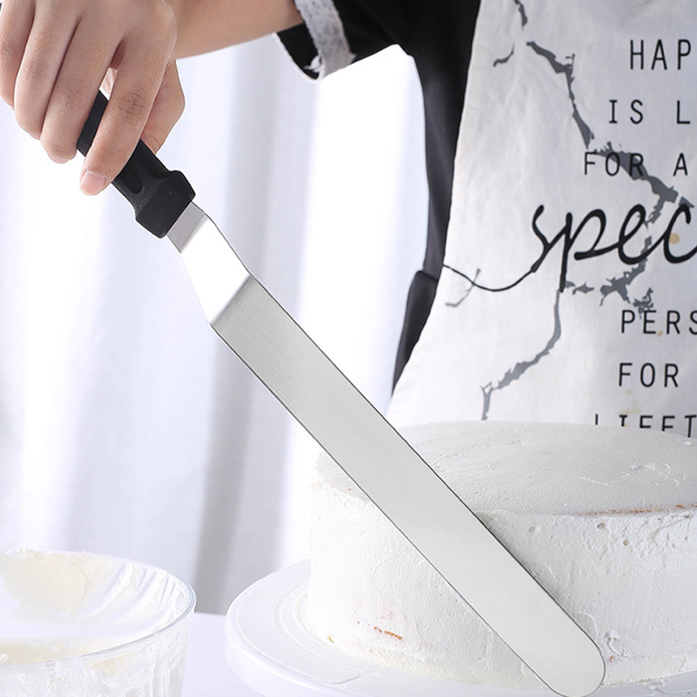 1PC ステンレス鋼ケーキスクレーパー 6/8/10/12  - Offset Spatula Set のレビューと価格