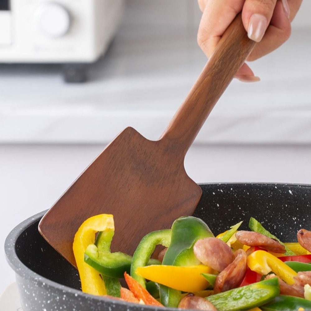 34 センチメートル木製調理ヘラターナーロングハンドルシャベ - Offset Spatula Set のレビューと価格